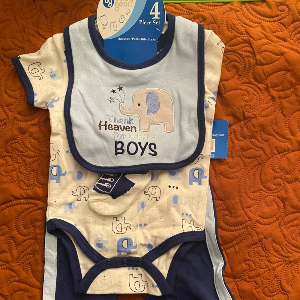 🐘 Baby Boys 4 piece set